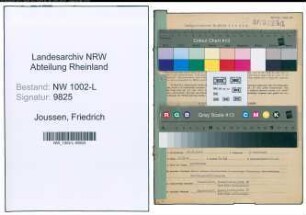 Entnazifizierung Friedrich Joussen , geb. 29.06.1903 (Gerichtsrat)