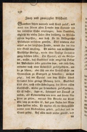256-262, Zwey und zwanzigster Abschnitt.