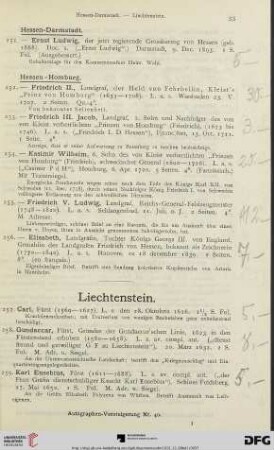 Liechtenstein (Nr. 257-264)