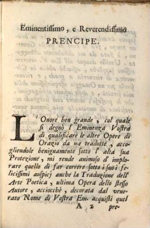 L' Arte Poetica Di Orazio