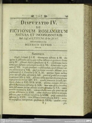 Caput IV. De Fictionum Romanarum Natura Et Inconcinnitate