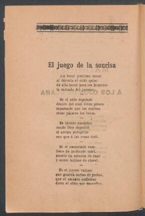 El juego de la sonrisa