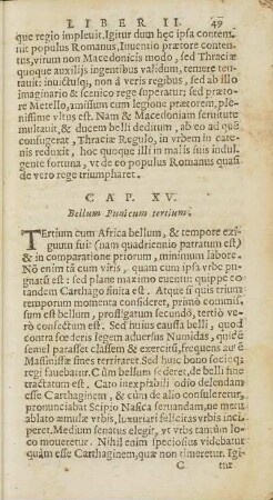 Cap. XV. Bellum Punicum tertium