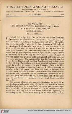 Nr. 12 (19. Dezember 1919)