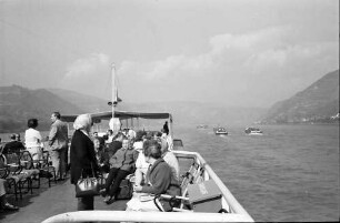 Auf M.S. Prinses Margriet, Fahrgäste auf Deck