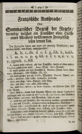 Französische Aussprache/ ...
