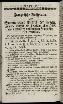 Französische Aussprache/ ...