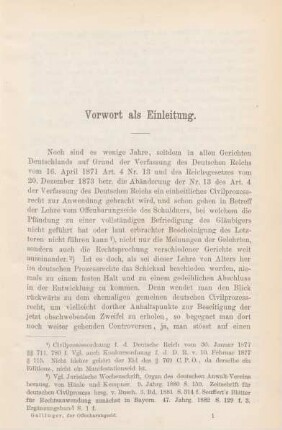 Vorwort als Einleitung