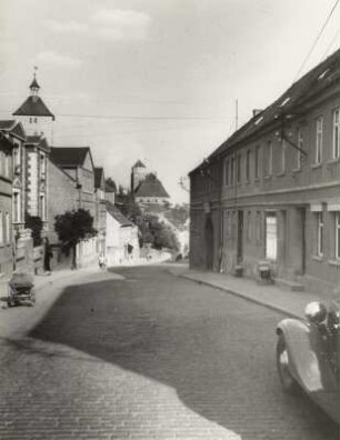 Eilenburg, Bergstraße, Blick nach Westen