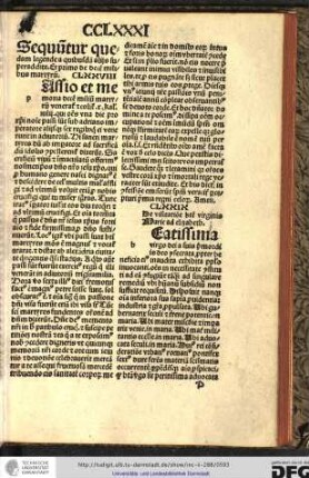 Sequuntur quedam legende a quibusdam aliis superaddite, et primo de decem milibus martyrum.