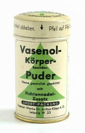 Vasenol Körper-Sanitäts-Puder