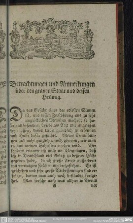 Betrachtungen und Anmerkungen über den grauen Staar und dessen Heilung