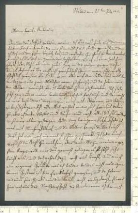 Brief von Auguste Semler an Antonie von Chamisso