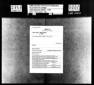 Archiv der königlichen Gesandtschaft zu Paris, Berichte, Depeschen, Bd. 2