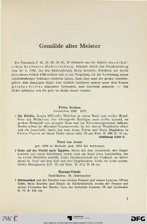 Gemälde alter Meister (Nr. 1-94)