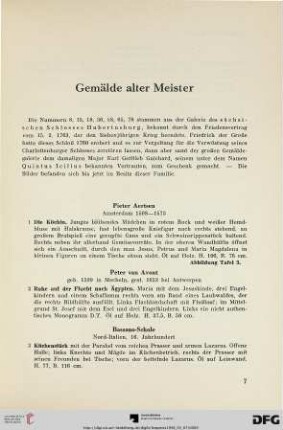 Gemälde alter Meister (Nr. 1-94)