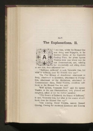XLIV. The Explanations. II.