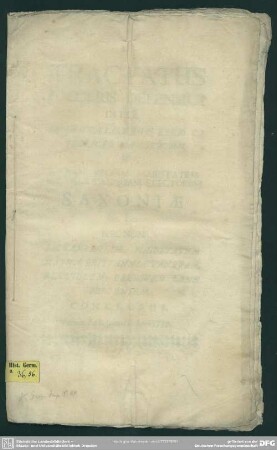 Tractatus Foederis Defensivi Inter Sacram Caesaream & Regio Catholicam Maiestatem & Sacram Regiam Maiestatem Poloniae Tanquam Electorem Saxoniae, [et]c. [et]c. Nec Non Sacramregiam Maiestatem Magnae Brittanniae Tanquam. Electorem Brunsvico Luneburgensem Conclusus : Viennae dies 5. Januarii Anni 1719.