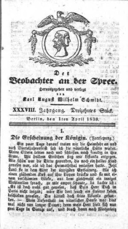 13. Stueck, 1. April 1839