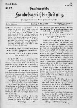 No. 10. 6. März 1869