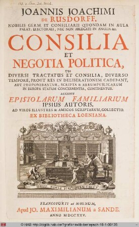 Exlibris des Johann Michael von Loen