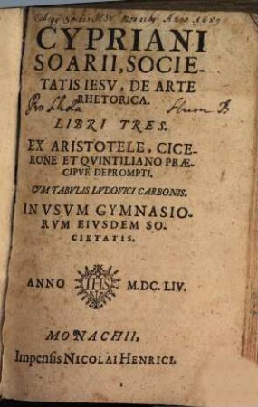 De arte rhetorica libri tres