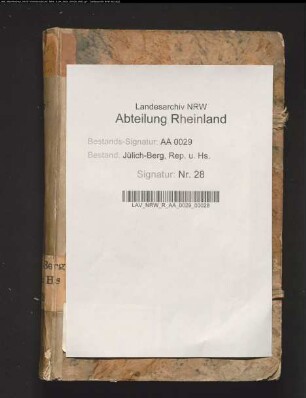 Sammlung von Verschreibungen, Verpfändungen etc.