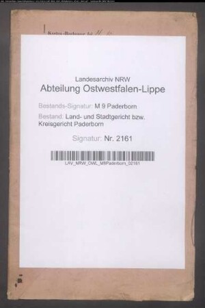 Erblasser: Rubarth, Angela, geb. Deppe: