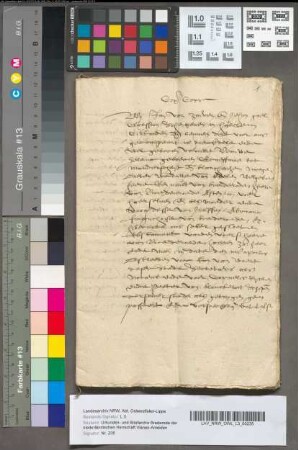 Letteren van vidimus van Schepenen van Haarlem van gemelden uitersten wil, akte van opschrift en een daarin gelegde cedel, 17 en 19 April 1584. Afschrift, 17e eeuw, van notarieele afschriften.