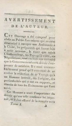 Avertissement de l'auteur