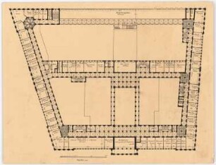 Rathaus, Berlin-Schöneberg: Grundriss 2. OG 1:200