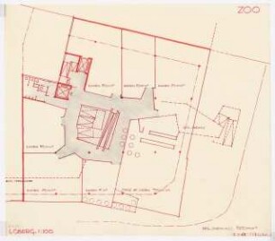 Geschäftshaus Joachimstaler Straße 1, Berlin-Charlottenburg: Grundriss 1. OG, 1:100