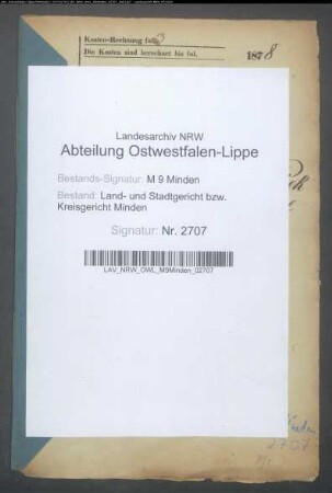 Erblasser: Peek, Heinrich; Erblasser: Peek, Wilhelmine, geb. Schwier: