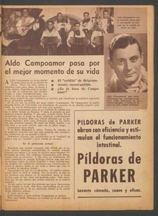 Aldo Campoamor pasa por el mejor momento de su vida