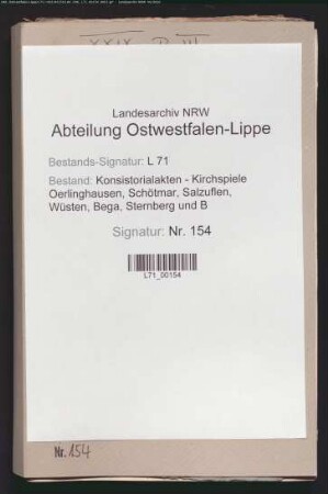 Persönliche Angelegenheiten der Pastoren