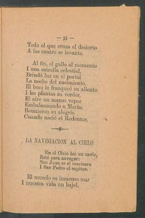 La navegación al cielo