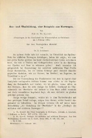 Mitteilungen des Vereins für Erdkunde zu Halle a.d.S : zugl. Organ des Thüringisch-Sächsischen Gesamtvereins für Erdkunde. 1881