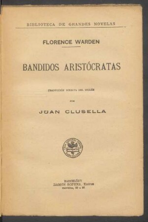 Bandidos aristócratas