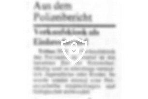 Verkaufskiosk als Einbrecherziel