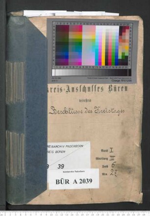 Beschlüsse des Kreistages 1887 - 1912