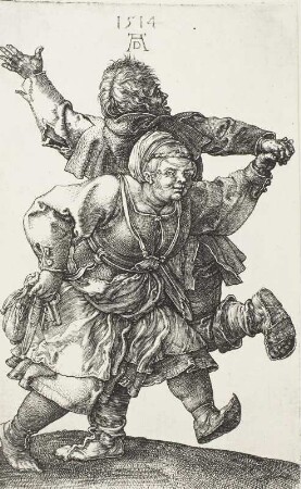 Das tanzende Bauernpaar
