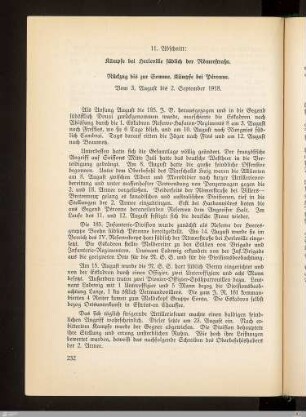 11. Abschnitt: Kämpfe bei Herleville südlich der Römerstraße. Rückzug bis zur Somme. Kämpfe bei Péronne