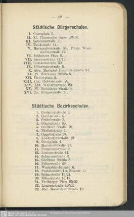 Städtische Bezirksschulen