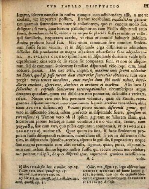 Stoicorum cum Paullo disputatio, Actor. XVII. 18