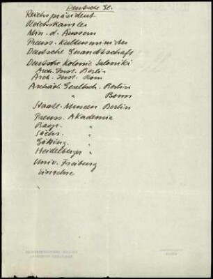 Liste von Körperschaften