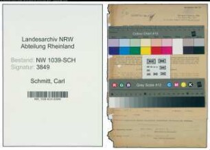 Entnazifizierung Carl Schmitt , geb. 06.01.1899 (Lehrer)