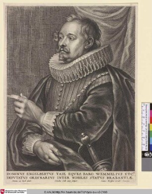 Engelbertus Taie [Porträt des Baron Engelbert Taie; Engelbert Taye; Portret van Engelbert Tajé, baron van Wemmel]