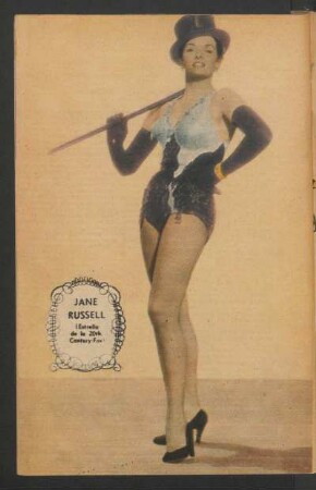 Jane Russell (estrella de la 20th. Century Fox) - [Fotografía]