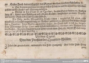 Vierdtes Capitel. Von den Profilen der Quatier-Wällen.