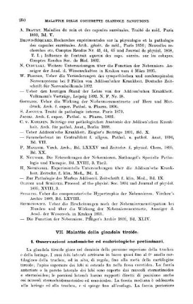 VII. Malattie della glandola tiroide.